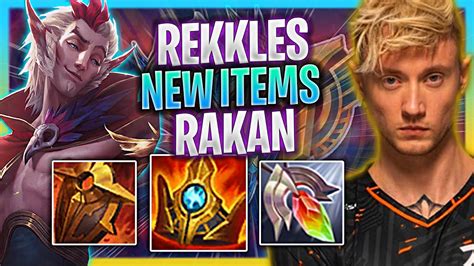 Rekkles Is Insane With Rakan New Items Fnc Rekkles Plays Rakan