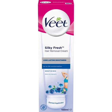 Veet Silky Fresh Hair Removal Cream 100 Ml Sensitive Skin