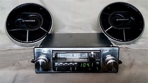 Vintage Pioneer Ke 5100 Amfm Cassette Car Stereo 5 Wts 168 Supertunerii Youtube