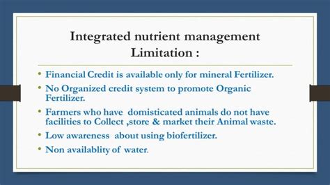 Integrated Nutrient Management Ppt