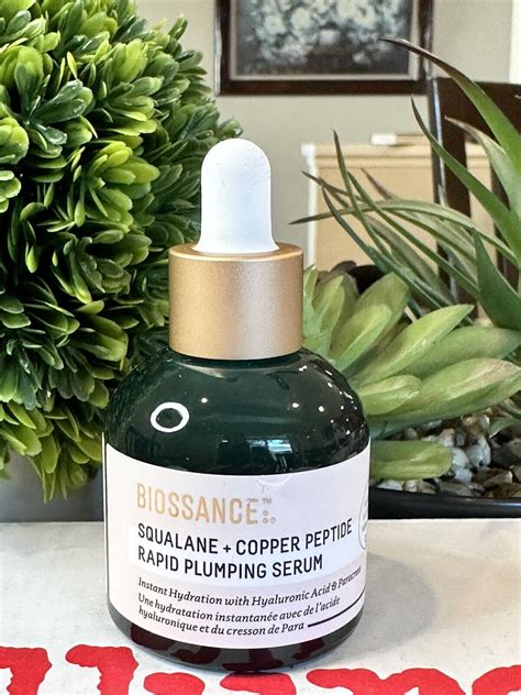 Biossance Squalane Copper Peptide Rapid Plumping Serum Ml Travel