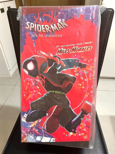 全新未開封 Hottoys Hot Toys MMS Miles Morales Spider man Spiderman into Spider verse 興趣及遊戲 玩具