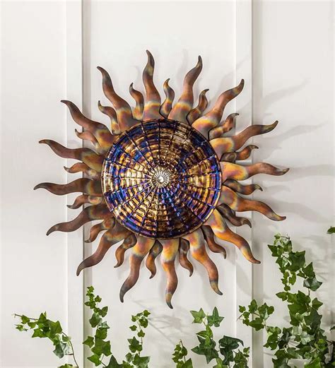 Plow Hearth Boho Landscape Nature Wall Decor On Metal Wayfair Canada