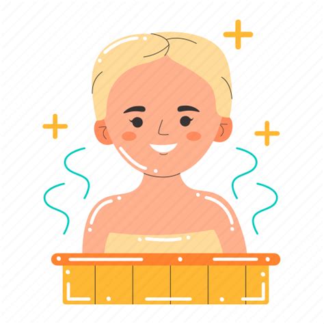 Sauna Steam Warm Bath Massage Spa Relaxation Icon Download On