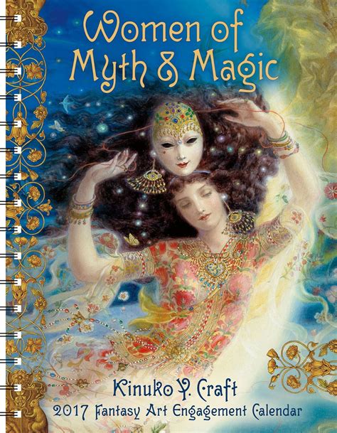 Women Of Myth Magic Fantasy Art Engagement Datebook Calendar