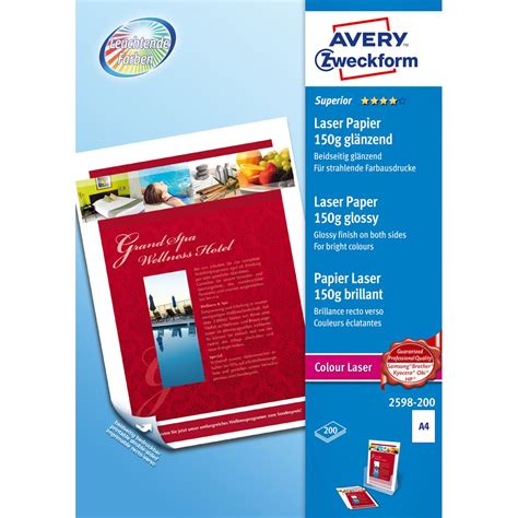 Avery Zweckform Superior Colour Laser Papier A G