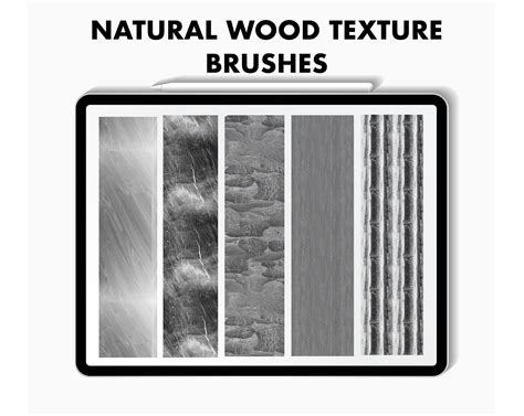 Artstation 15 Procreate Wood Texture Brushes Brushes