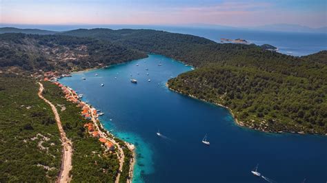 Otok Mljet Najbolj Zelen Dalmatinski Otok Pagsi