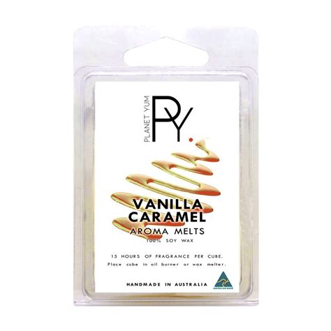 Vanilla Caramel Scented Soy Wax Melts By Planet Yum Australian Made