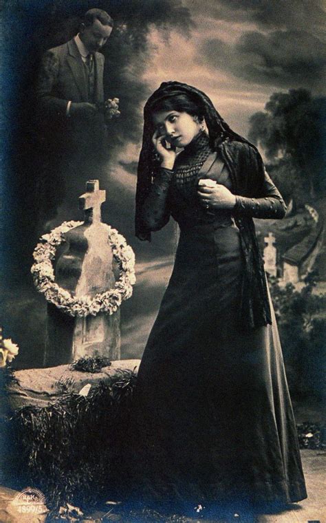 This Is A Picture Of Victorian Staged Art Work Of A Woman Mourning For Her Lost Love Her Lost