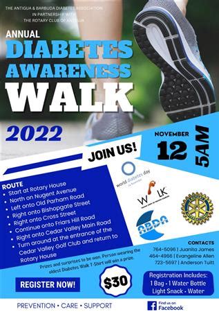 Diabetes Awareness Walk | Rotary Club of Antigua