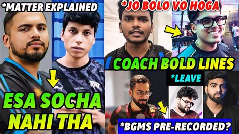 Sid Apologize Sensie Matter Explained Godl Coach Bold Lines Bgms Pre