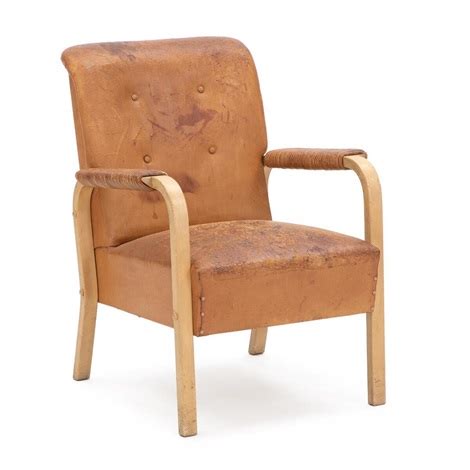 Easy Chair With Moulded Birch Frame Par Alvar Aalto Sur Artnet