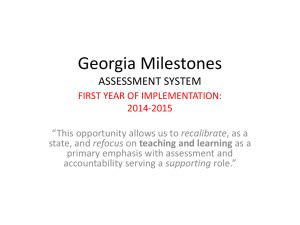 Georgia Milestones Assessment System