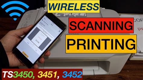 Canon Pixma TS3450 3451 3452 Wireless Scanning Printing YouTube