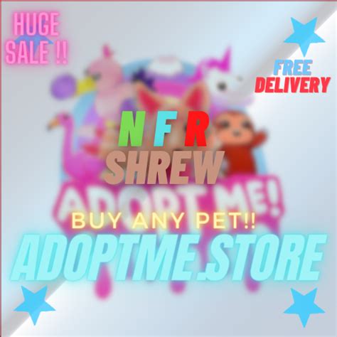 Roblox Adopt Me - NFR Shrew - NEON – Adopt Me Store - Cheapest Shop Around