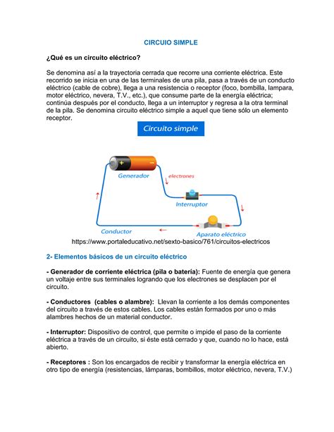 Circuito simple o sencillo | PDF