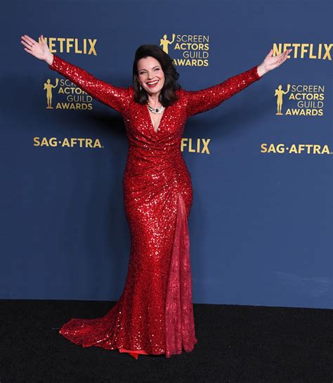 Fran Drescher Suffers Wardrobe Malfunction During SAG Awards Red Carpet