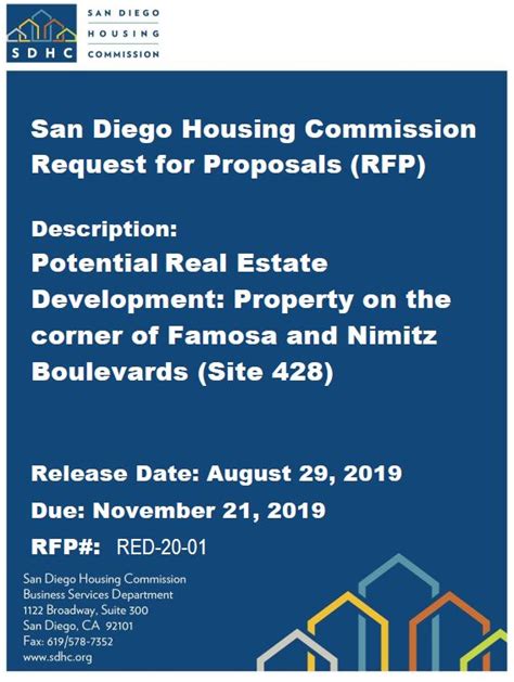 San Diego Housing Commission Releases Rfp For Famosa Canyon Here It Is