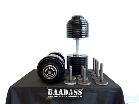 BAADASS 5 225 Lb Adjustable Dumbbells BAADASS