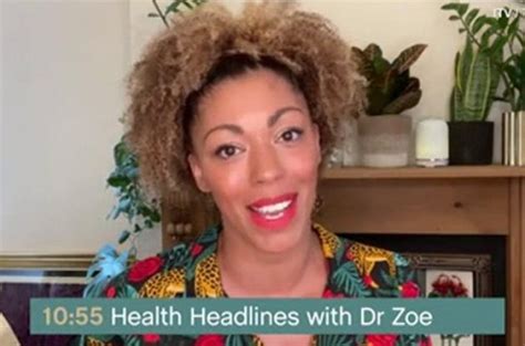 This Morning Dr Zoe Williams Thinks Everything Is Normal After