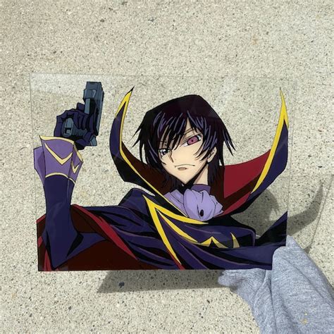 Lelouch Glass Painting Etsy