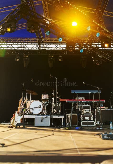 Musical Instruments On Stage Stock Image Image Of Musician Event 238327203