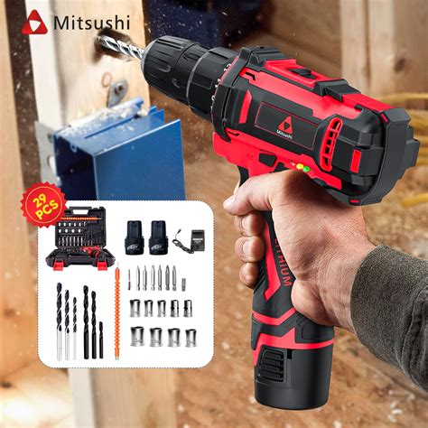 16 8v Cordless Impact Hand Drill Mitsushi Mldz1006 Electric Drill Power