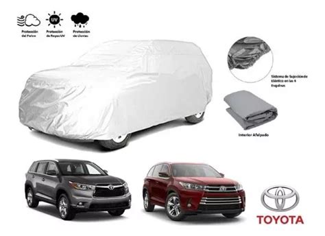 Lona Afelpada Cubre Camioneta Suv Toyota Highlander Meses Sin