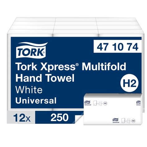 Tork White Ply Xpress Multifold Hand Towels Case Of