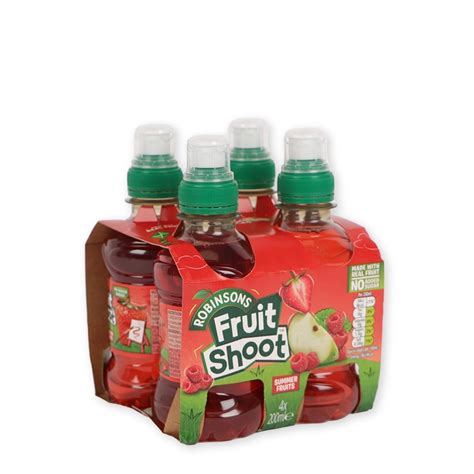 Robinsons Summer Fruit Shoot 4 Pack Poundstretcher