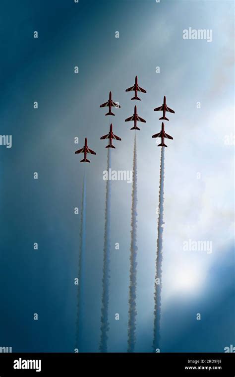 RAF Fairford RIAT 2023 air show Saturday 15 July 2023 Red Arrows ...