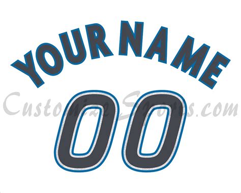 Baseball Toronto Blue Jays Customized Number Kit for 2004-2011 Home Jersey – Customize Sports