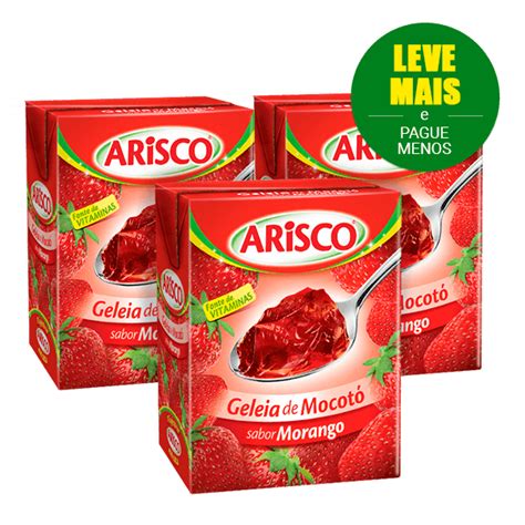 Geléia de Mocotó Arisco Morango 220g Leve 3 e Pague 2 superprix