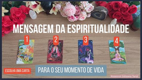 Mensagem Da Espiritualidade Para O Seu Momento Leitura De Tarot Youtube