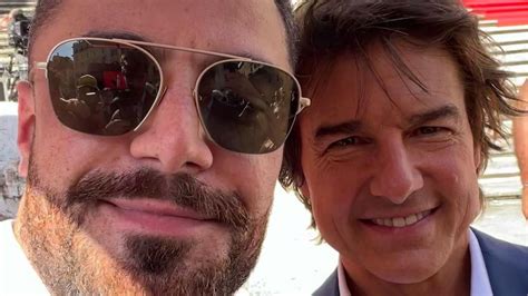 Hz Felipe Titto Se Encontra Com Tom Cruise E Ator Manda Recado Para O