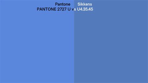 Pantone 2727 U Vs Sikkens U4 35 45 Side By Side Comparison