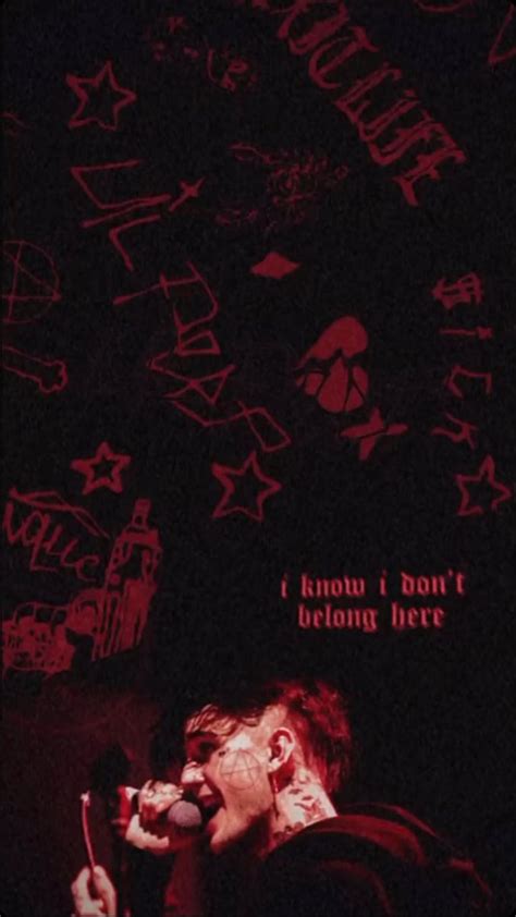 Lilpeep Lilpeepedits Goth Emo Aesthetic Iphone Wallpaper Wallpaper