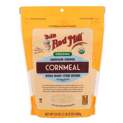 Bobs Red Mill Organic Corn Meal Gluten Free 680g Order Online Tops Supermarket