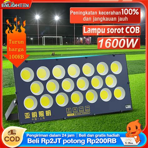 Jual Garansi 10 TahunLampu Sorot LED Outdoor Waterproof Ready Stock