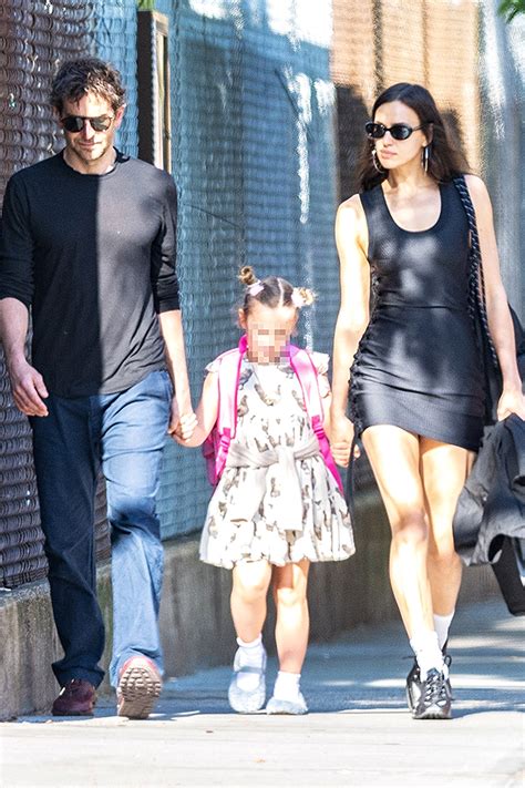 Bradley Cooper & Irina Shayk Hold Daughter Lea’s Hand In NYC: Photos ...