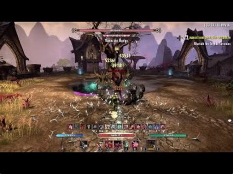 Eso Mahlstrom Arena Stamina Nightblade K All Bossfights Youtube