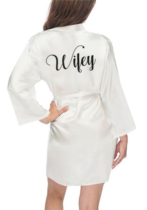 Wifey Satin Robe Wifey Satin Robe Wedding Robe