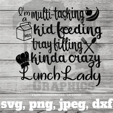 Cute Lunch Lady Svg Lunch Lady Squad Svg Cafeteria Worker Etsy Denmark