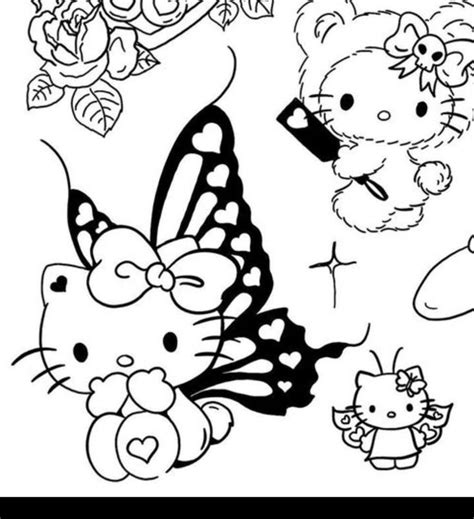 Pin on Tattoos! | Hello kitty tattoos, Hello kitty drawing, Hello kitty