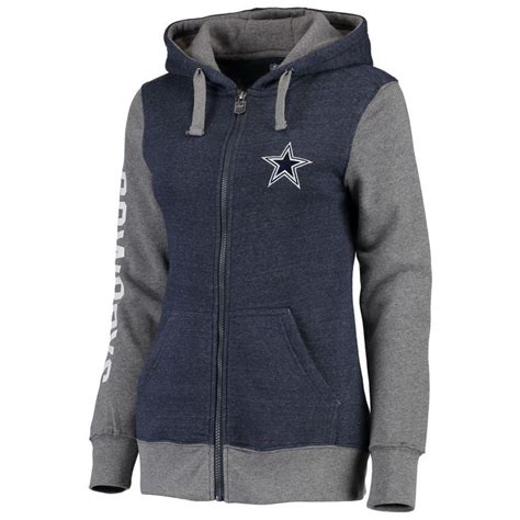 Womens Dallas Cowboys Pro Line Heathered Navy Team Essentials Unity