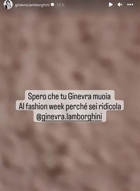 Ginevra Lamborghini Minacciata Di Morte Dopo Le Parole Sul GF Vip