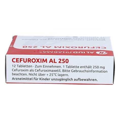 Cefuroxim AL 250 12 stk günstig bei apo