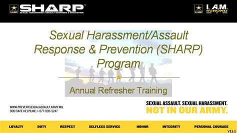 Sexual Harassmentassault Response Prevention Sharp Program Annual Refresher