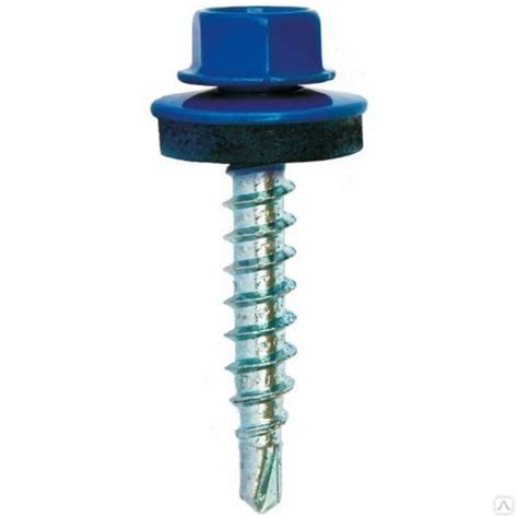 Саморезы кровельные 29х4,8 мм синий RAL 5005 (150 шт.) (0500149VIPL ...